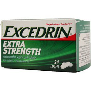 Pain Relief Excedrin® Extra Strength 250 mg - 250 mg - 65 mg Strength Acetaminophen / Aspirin / Caffeine Capsule 24 per Bottle