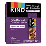 Nuts and Spices Bar, Salted Caramel and Dark Chocolate Nut, 1.4 oz, 12/Pack