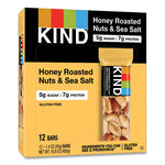 Nuts and Spices Bar, Honey Roasted Nuts/Sea Salt, 1.4 oz Bar, 12/Box