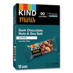 Minis, Dark Chocolate Nuts/Sea Salt, 0.7 oz, 10/Pack