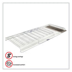 Under Furniture Air Deflector, 11 x 20 x 1.25, Clear