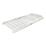 Under Furniture Air Deflector, 11 x 20 x 1.25, Clear