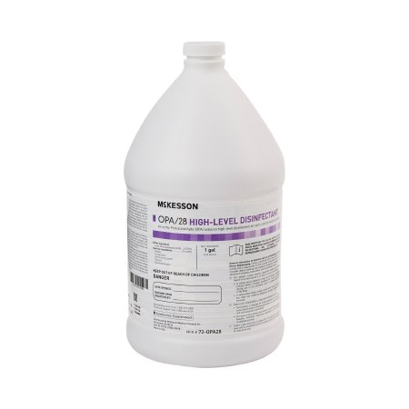 OPA High-Level Disinfectant McKesson OPA/28 RTU Liquid 1 gal. Jug Max 28 Day Reuse