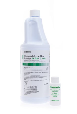 Glutaraldehyde High-Level Disinfectant REGIMEN® Activation Required Liquid 32 oz. Bottle Max 28 Day Reuse