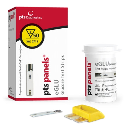 General Chemistry Reagent PTS Panel® eGLU™ Diabetes Management Glucose For CardioChek Plus Analyzers 50 Tests