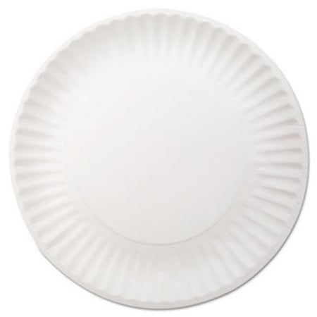 Plate Dixie® White Single Use Paper 9 Inch Diameter