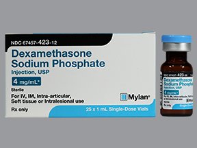 Dexamethasone Sodium Phosphate 4 mg / mL Injection Single-Dose Vial 1 mL