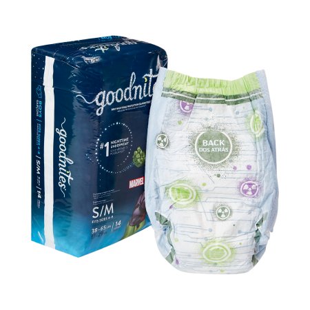 Male Youth Absorbent Underwear GoodNites® Pull On with Tear Away Seams Small / Medium Disposable Heavy Absorbency