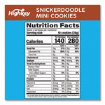 Snickerdoodle Cookies, Snickerdoodle, 2 oz Bag, 6/Carton, Ships in 1-3 Business Days