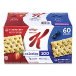 Special K Pastry Crisps, (36) Strawberry; (24) Blueberry, 0.88 oz, 2/Pouch, 30 Pouches/Carton, Ships in 1-3 Business Days