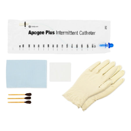 Intermittent Catheter Tray Apogee® Closed System / Coude Tip 14 Fr. Without Balloon