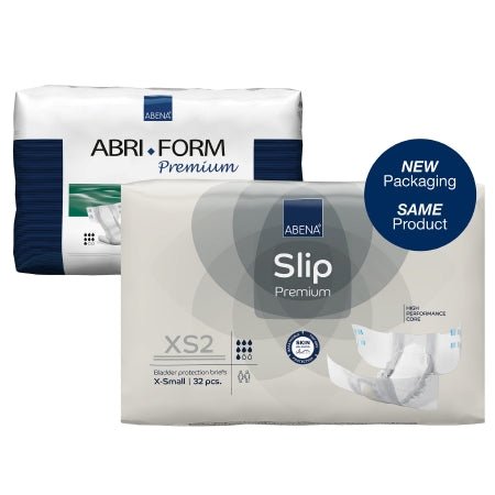 Unisex Adult Incontinence Brief Abri-Form™ Premium XS2 X-Small Disposable Heavy Absorbency