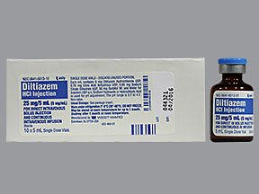 Diltiazem HCl 5 mg / mL Injection Single-Dose Vial 5 mL