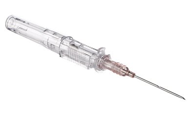 Peripheral IV Catheter ViaValve™ 20 Gauge 1 Inch Retracting Safety Needle