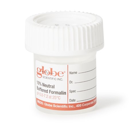 Prefilled Formalin Container Click-It™ 38 X 44 mm 10 mL Fill in 20 mL (0.67 oz.) Screw Cap Warning Label / Patient Information NonSterile