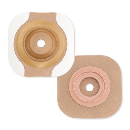 Ostomy Barrier New Image™ CeraPlus™ Precut, Extended Wear Adhesive Tape Borders 44 mm Flange Green Code System 1 Inch Opening