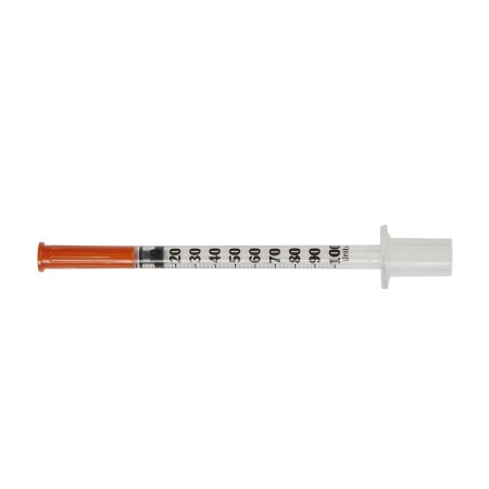 Standard Insulin Syringe with Needle Ultra-Fine™ Lo-Dose™ 1 mL 1/2 Inch 27 Gauge NonSafety Regular Wall