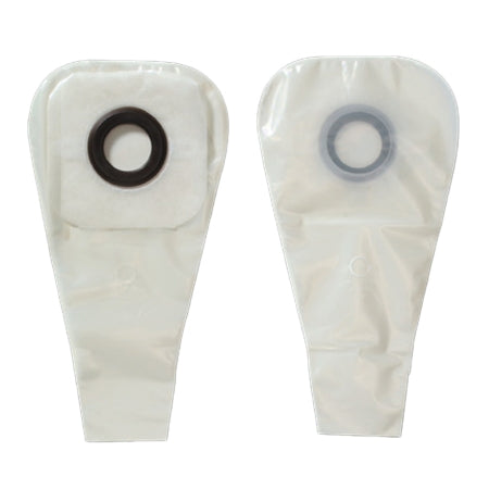 Ostomy Pouch Karaya 5 One-Piece System 12 Inch Length 1-1/2 Inch Stoma Drainable Convex, Pre-Cut