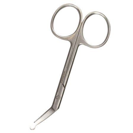 Ostomy Scissors Coloplast® 4 Inch Length Finger Ring Handle Curved Blunt Tip / Blunt Tip