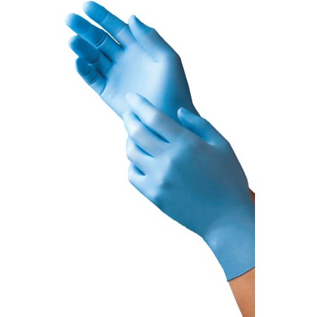 Exam Glove 9252 Series Medium NonSterile Nitrile Standard Cuff Length Textured Fingertips Blue Not Rated