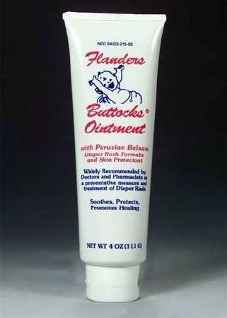 Diaper Rash Treatment Flanders 4 oz. Tube Scented Ointment