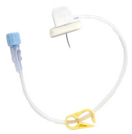 Huber Infusion Set Gripper® 22 Gauge 3/4 Inch 8 Inch Tubing Without Port